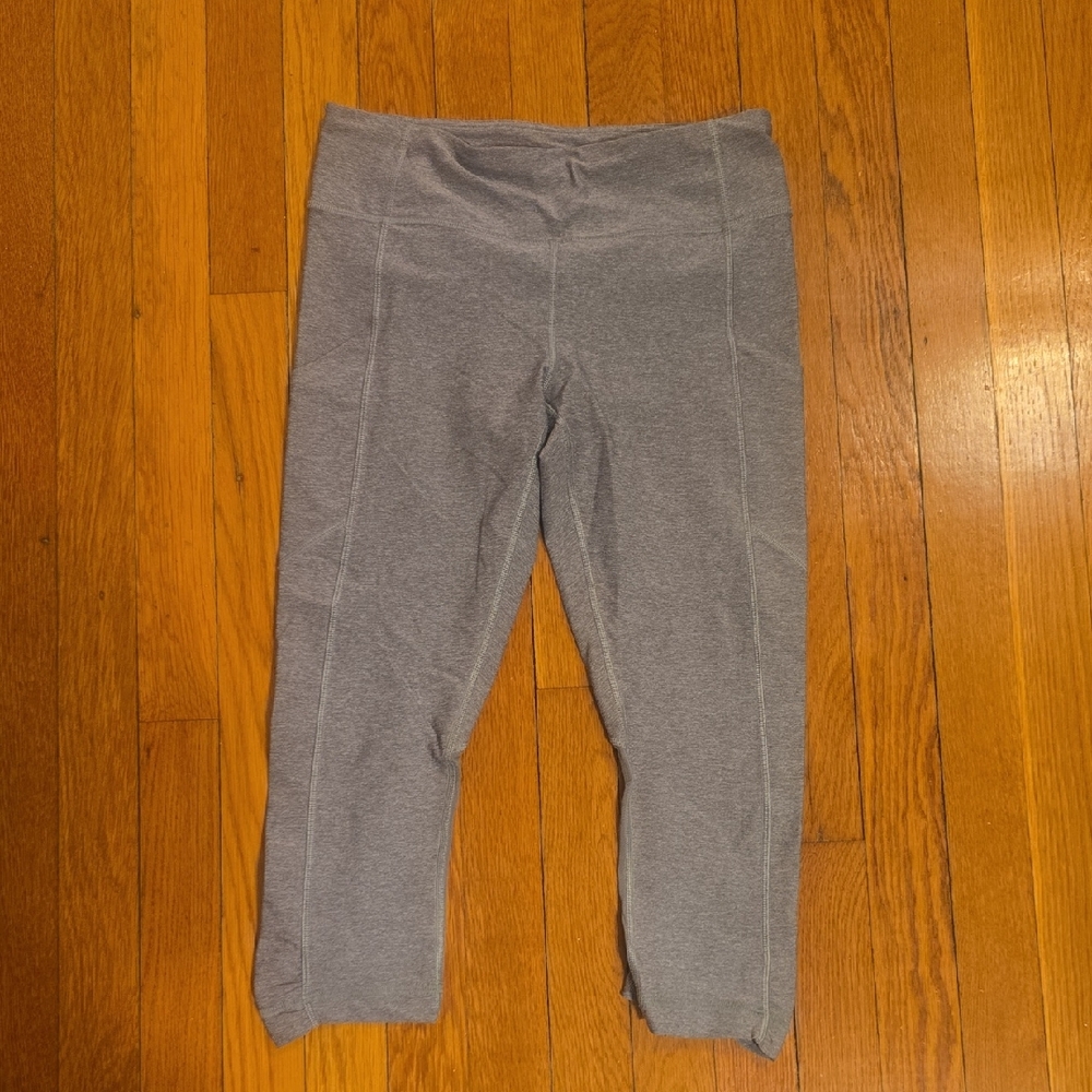 Gray Lululemon Capri Leggings